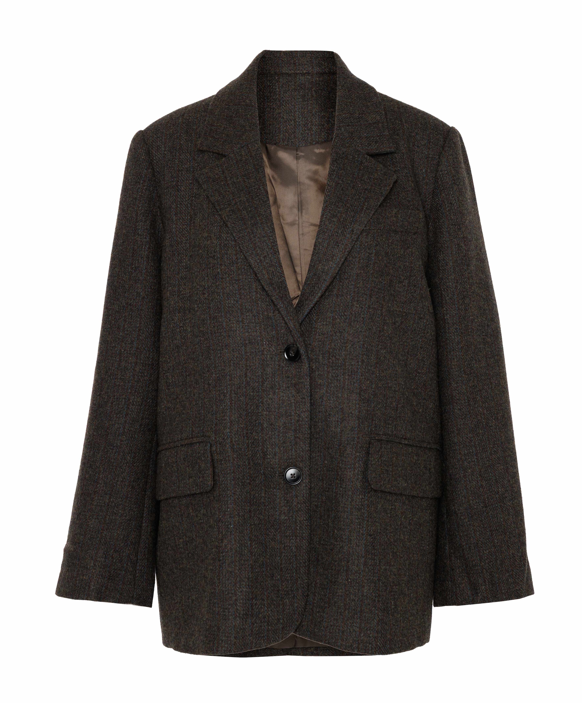 Dames blazer bruin