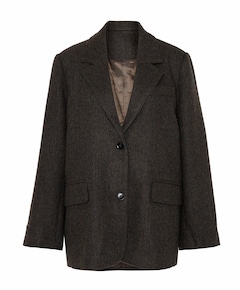 Dames blazer bruin