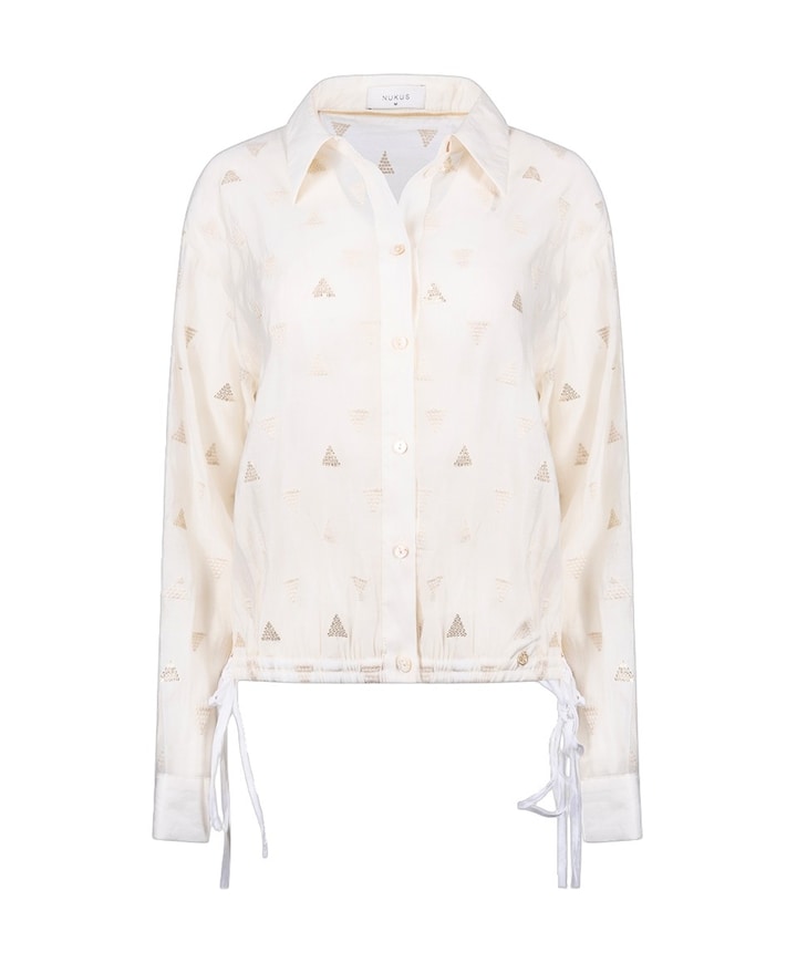 Dames blouse ecru
