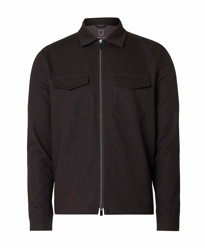 Heren overshirt bruin