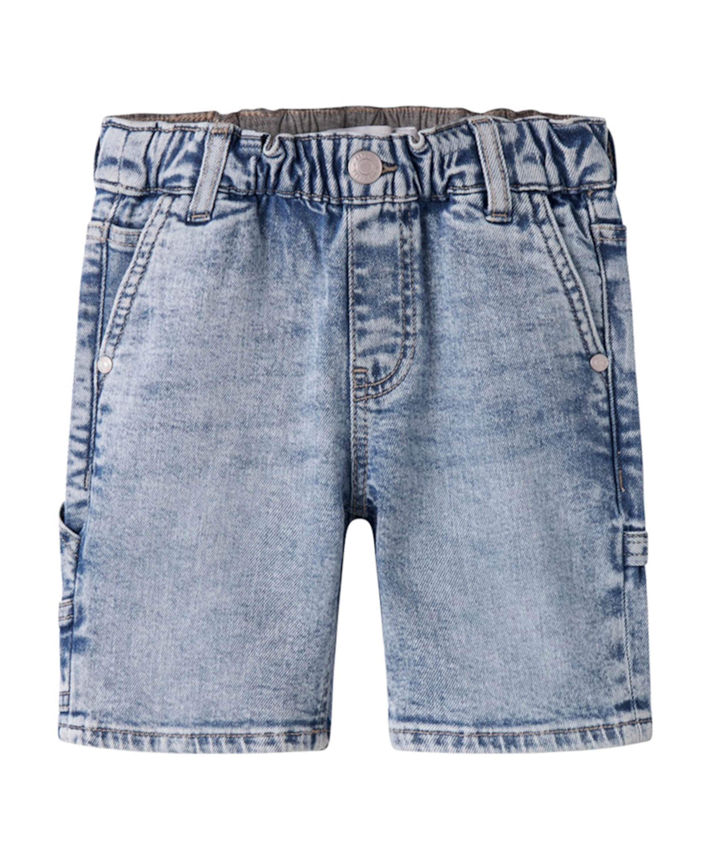 NMMBEN LOOSE DNM BERMUDA 8620-BC NO jongens korte broek blauw