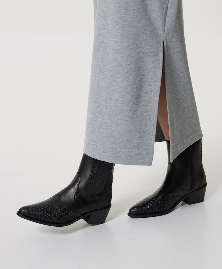 Tartor dames enkellaarzen zwart