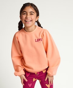 Meisjes sweater oranje