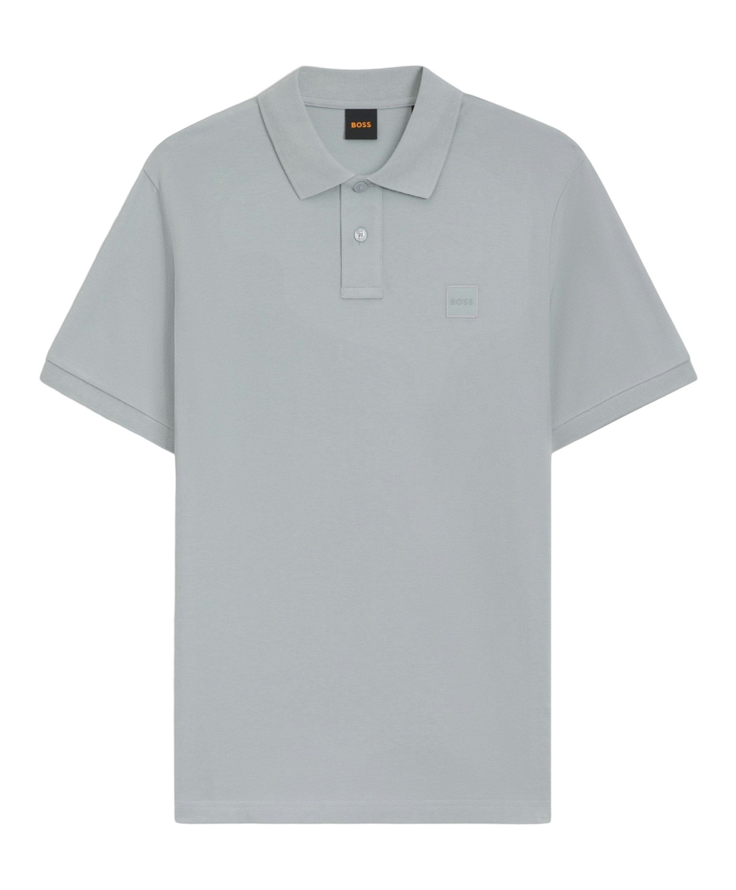 Heren polo grijs