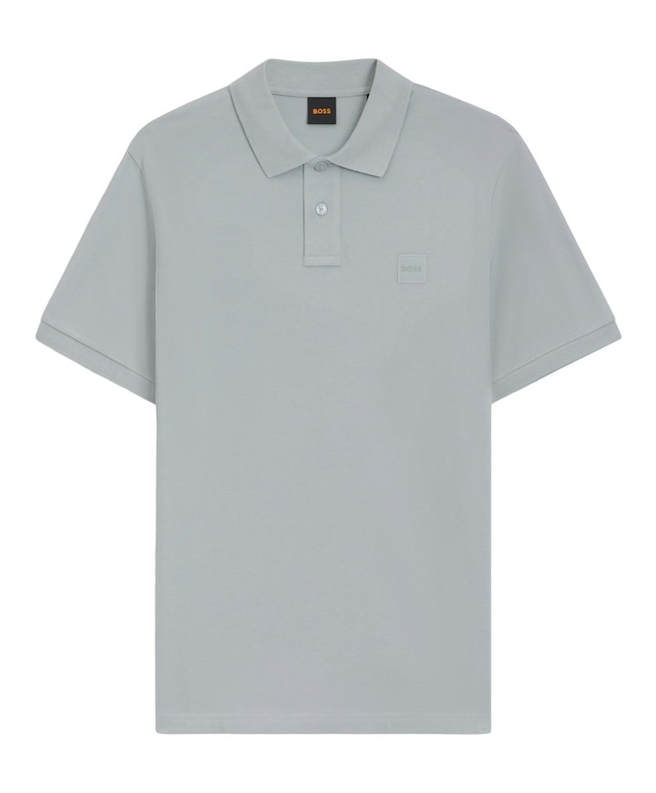 Heren polo grijs