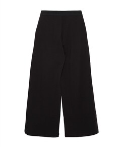 LOGO TAPE WIDE LEG PUNTO meisjes broek zwart