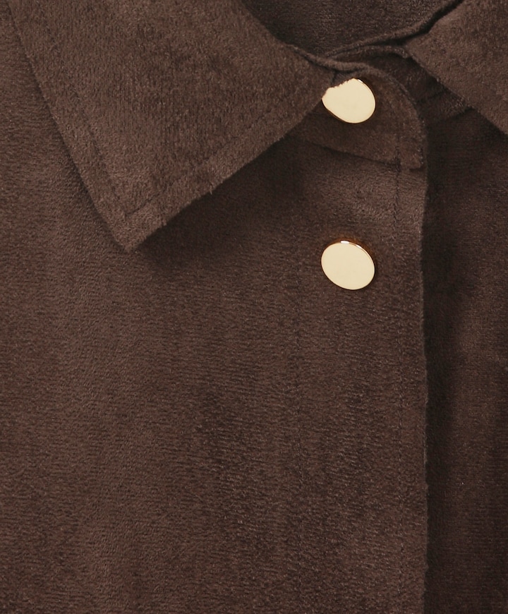 Dames blouse bruin