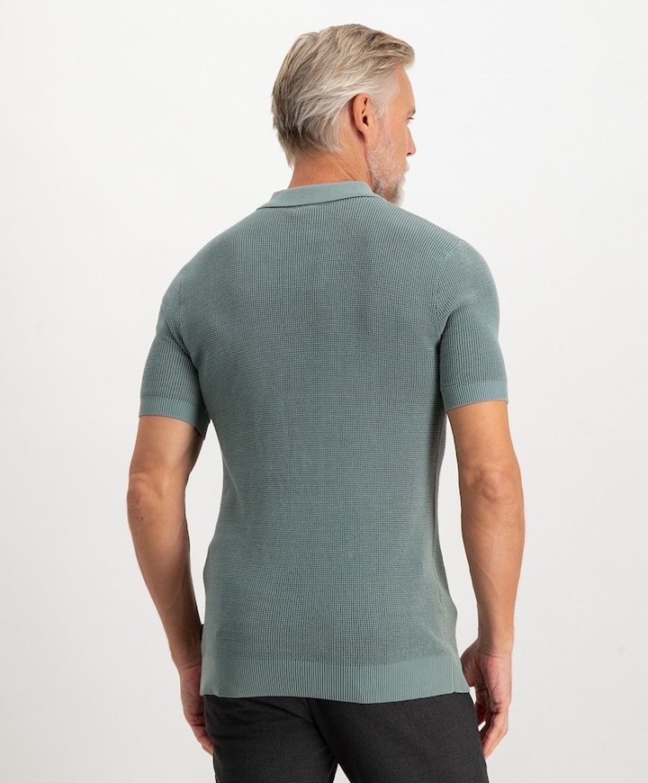 Heren polo groen