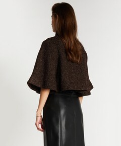 Dames cape bruin