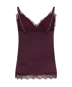Dames top bordeaux