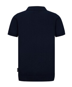 Jongens polo blauw