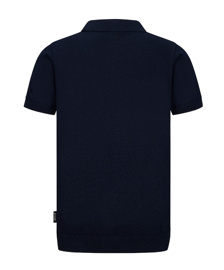 Jongens polo blauw