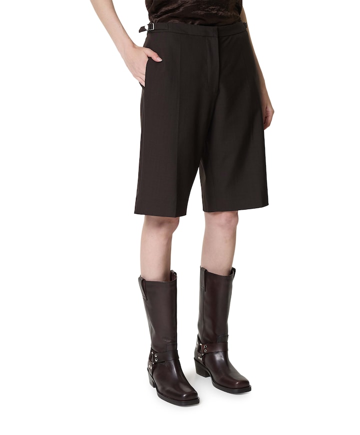 Joel dames korte broek bruin