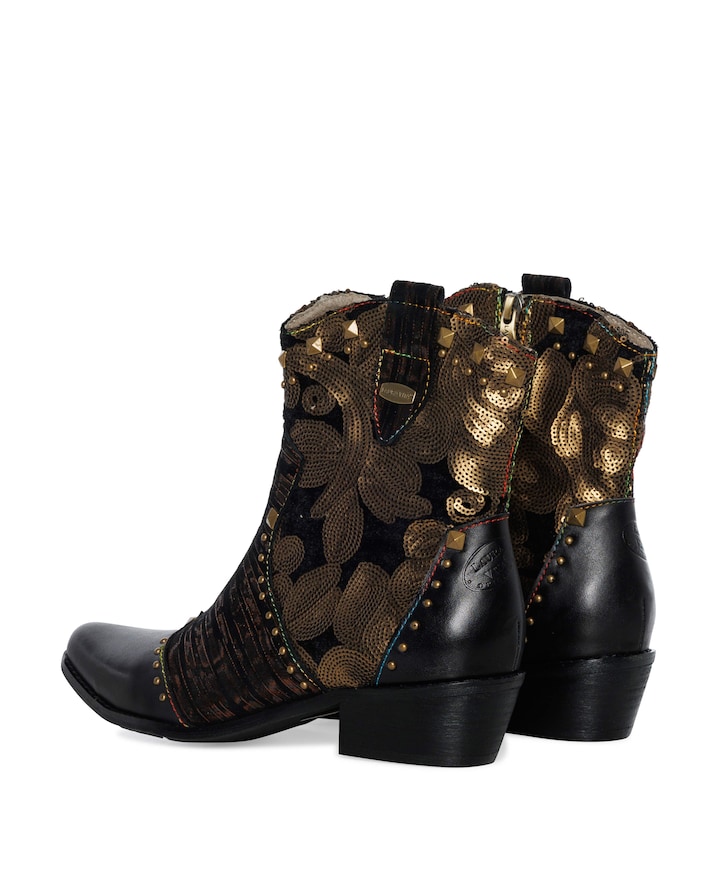 dames westernlaarzen zwart