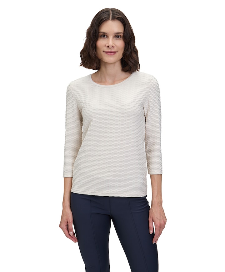 Dames longsleeve beige