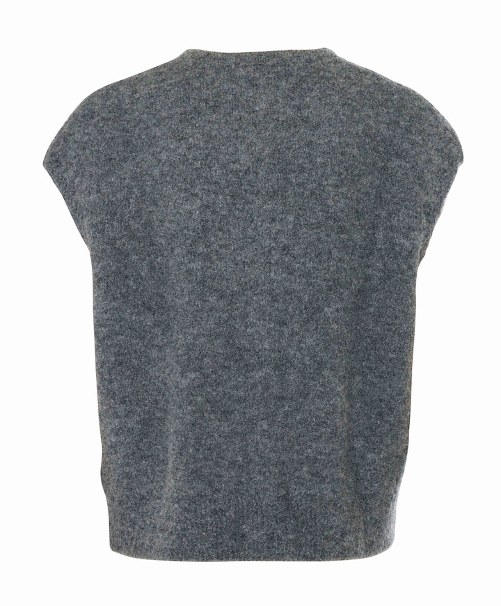 Dames gilet grijs