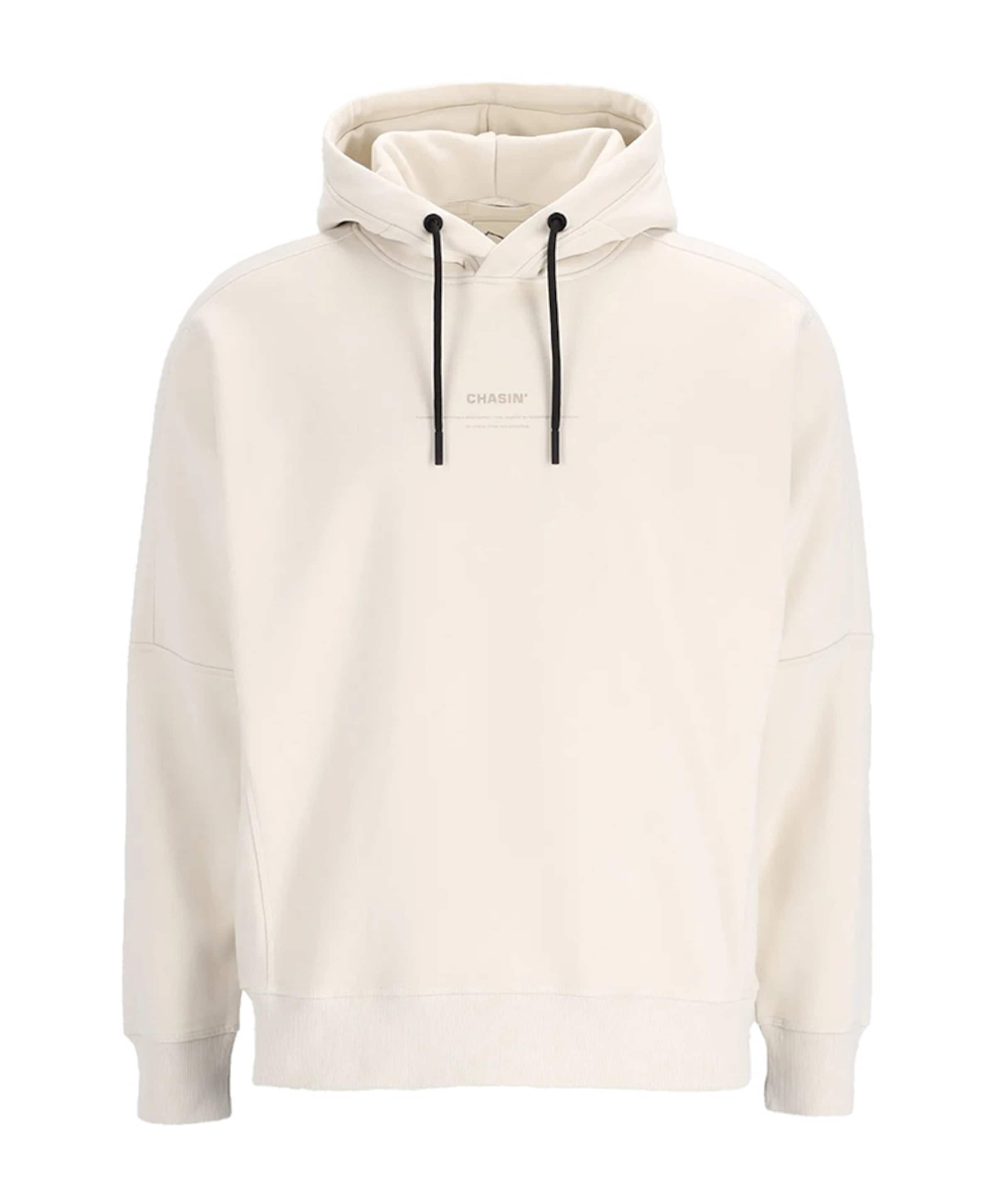 Heren hoodie ecru