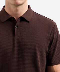 Heren polo bruin