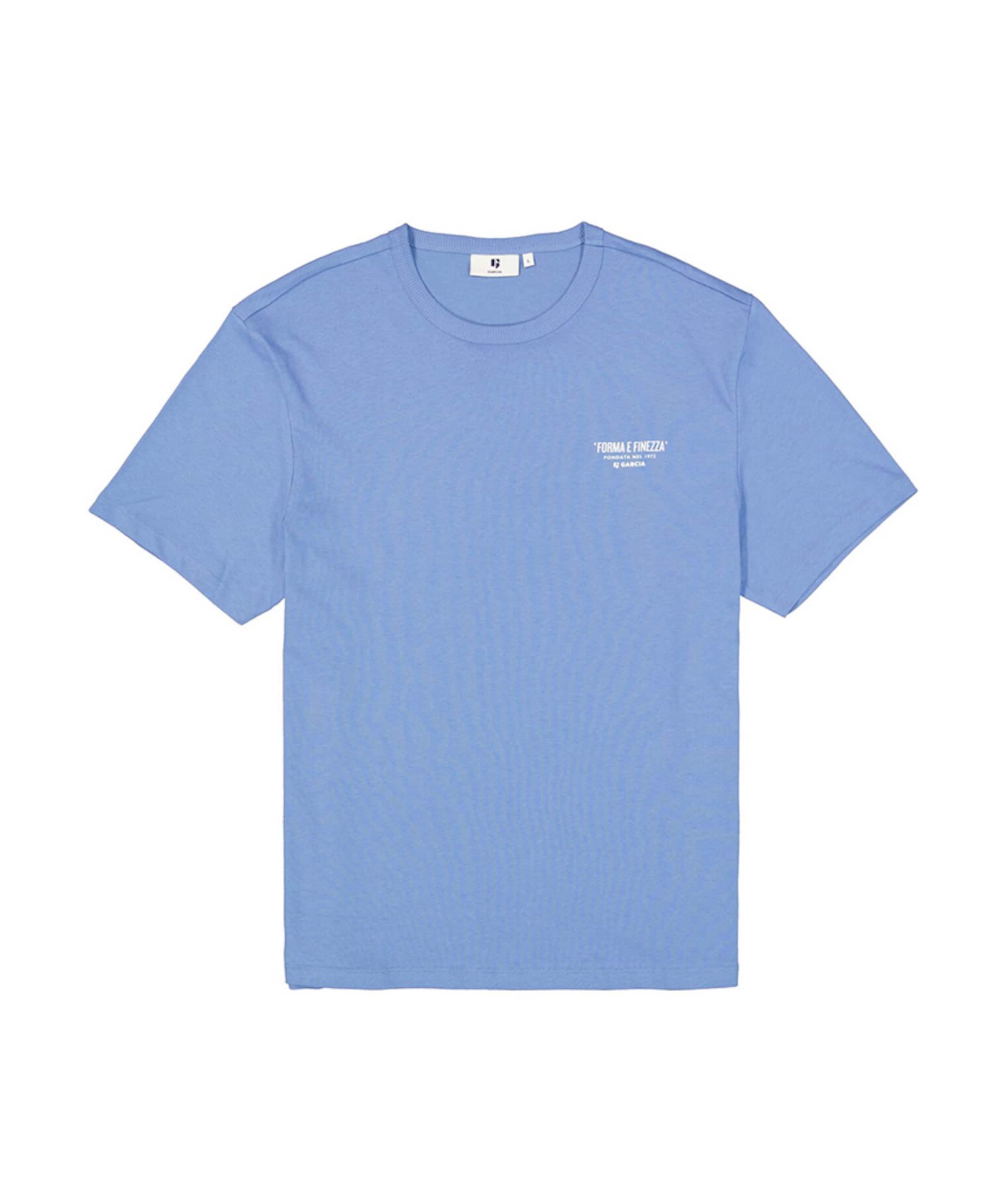 Heren T-shirt blauw