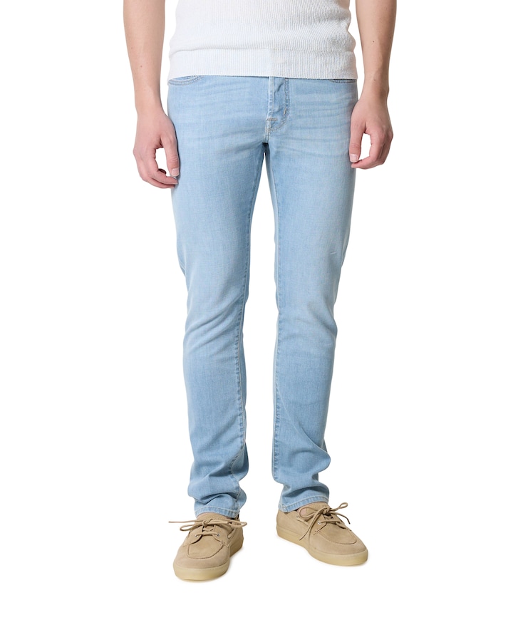 Bard Slim 5 pkt heren jeans blauw