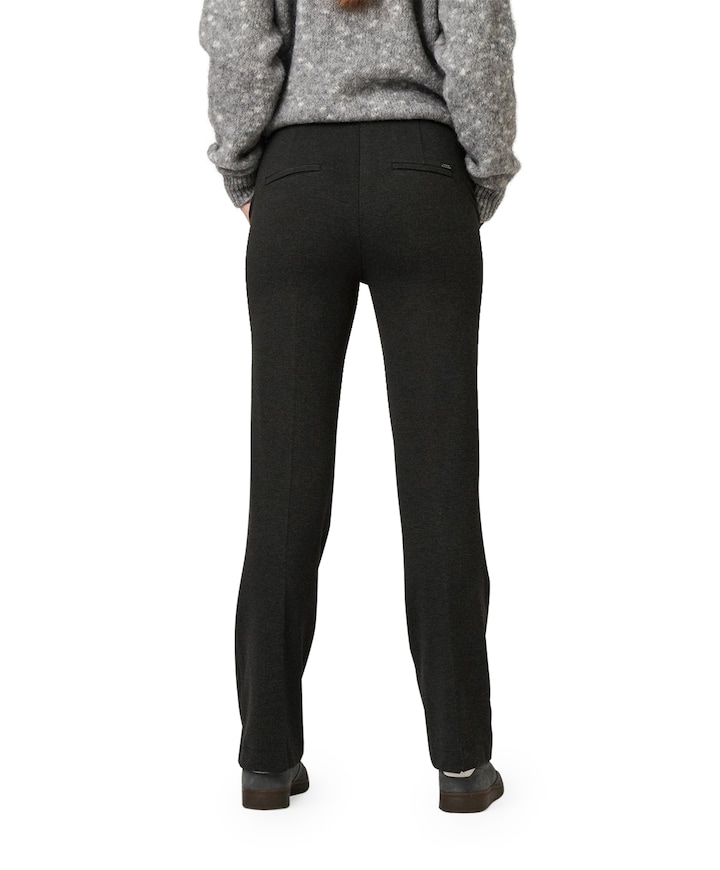 Jenny Flared Luxury dames broek grijs