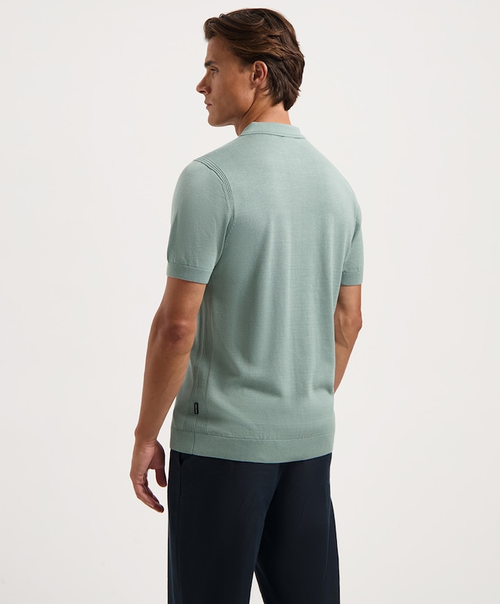 Heren polo groen