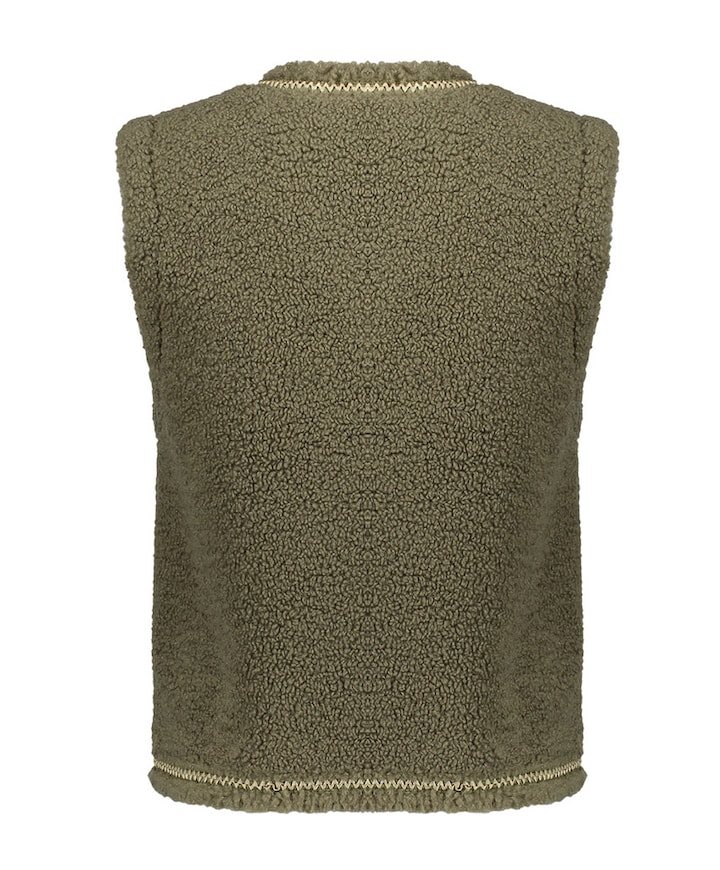 Dames gilet groen