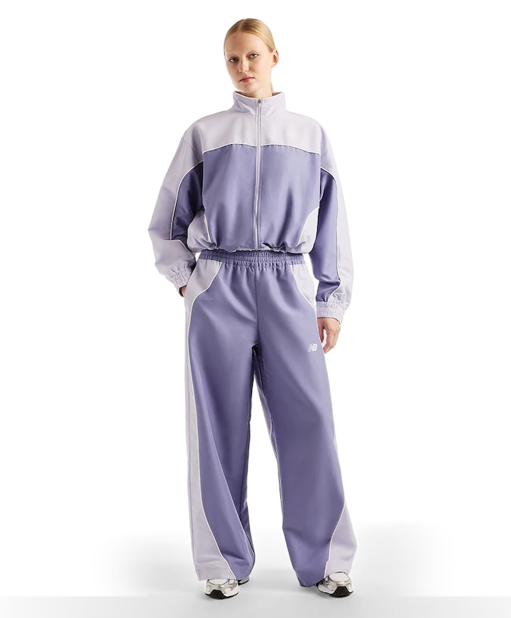 Trackside Woven dames broek paars