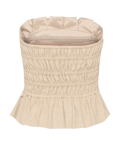 Dames top beige