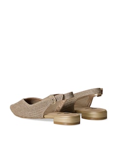 dames slingbacks goud
