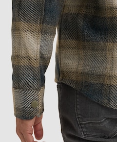 Heren overshirt blauw