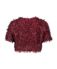 Dames jas bordeaux