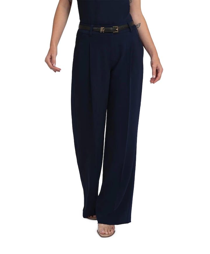 Ozias dames broek blauw