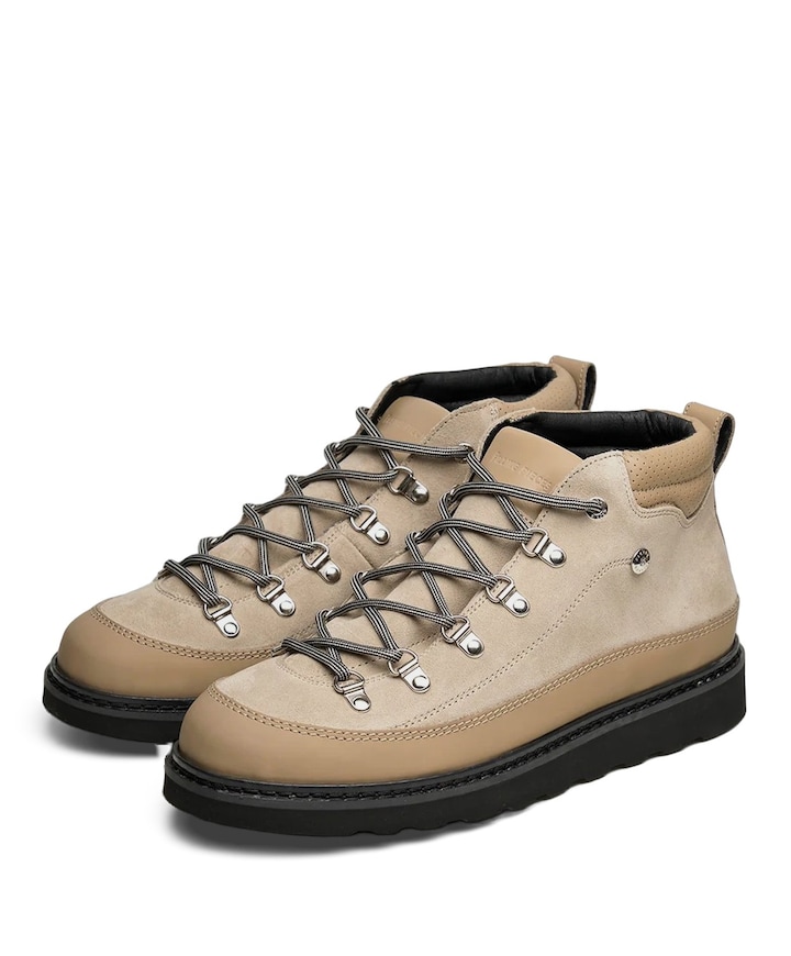 Glacier Boot Suede heren sneakers beige