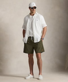 Woven Trunk Swim Bottom heren zwembroek groen