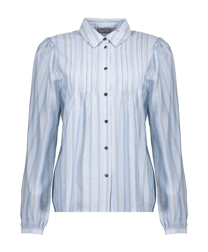 Dames blouse blauw