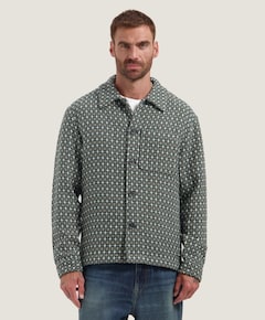 Heren overshirt bruin