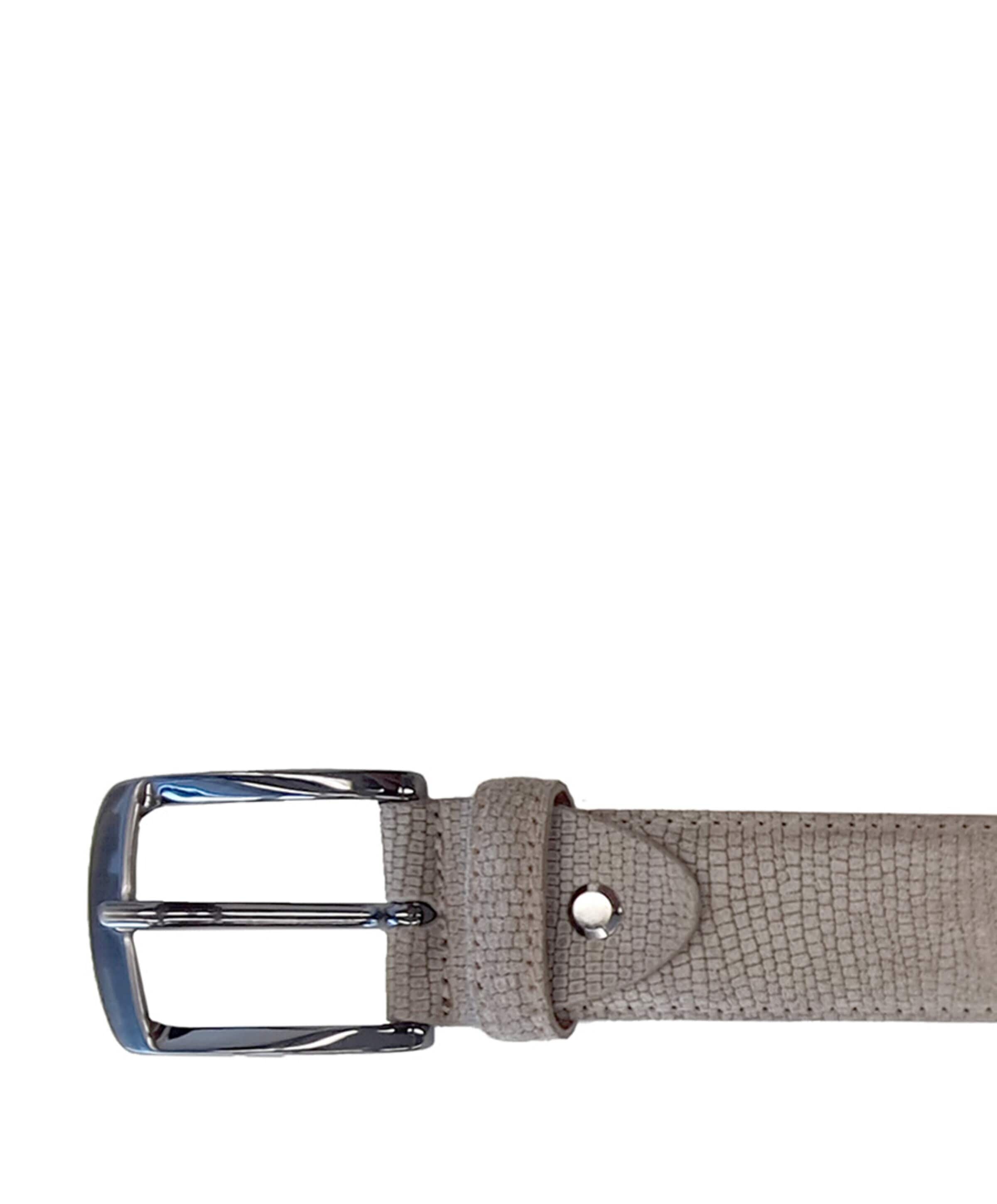Heren riem beige