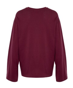 Dames longsleeve bordeaux