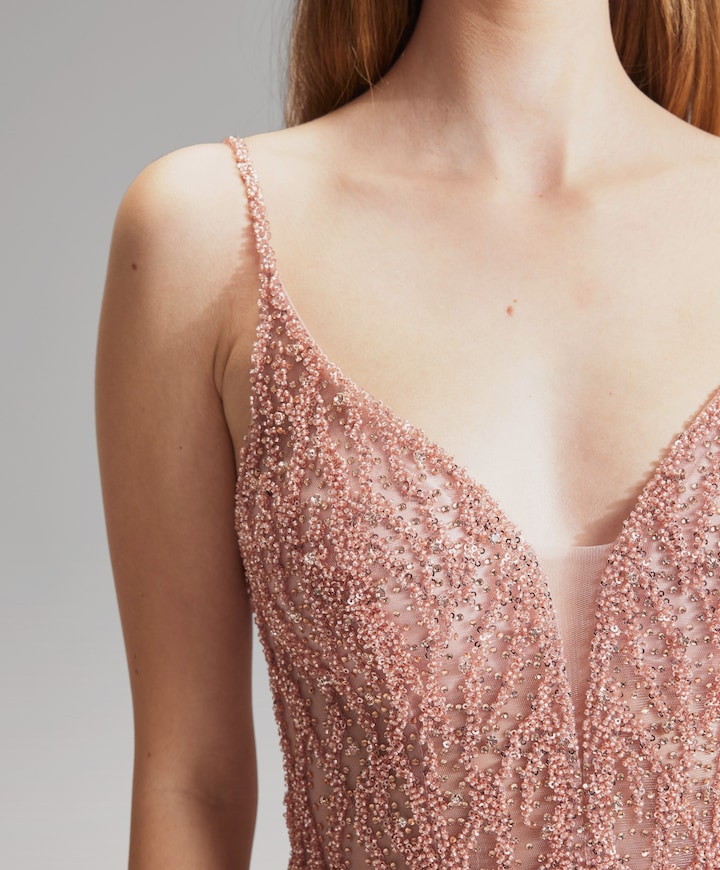 Dames jurk roze