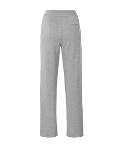 Soft melange tailored trousers grijs