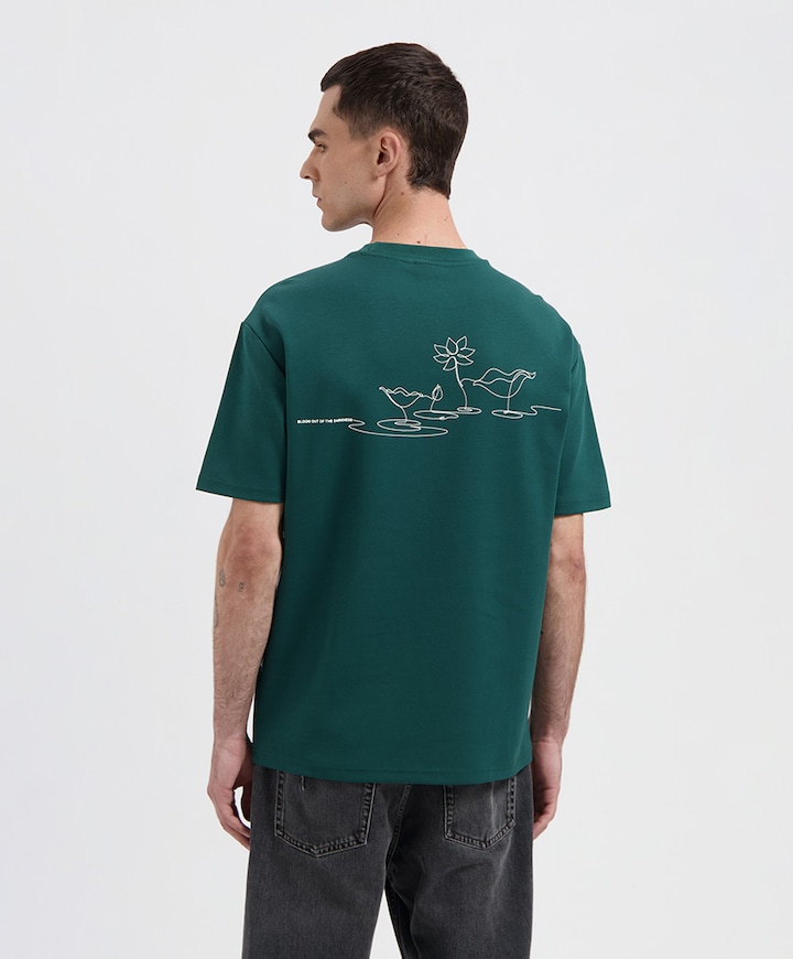 Heren t-shirt groen