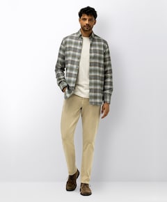 Heren overshirt bruin