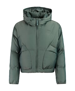 Dames ski-jas groen