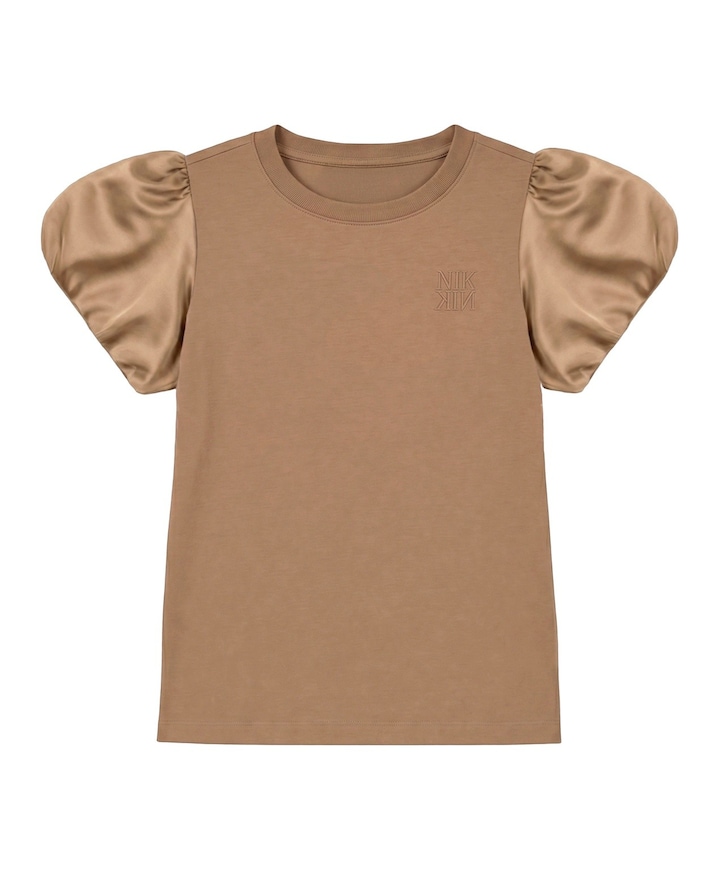 Meisjes T-shirt bruin