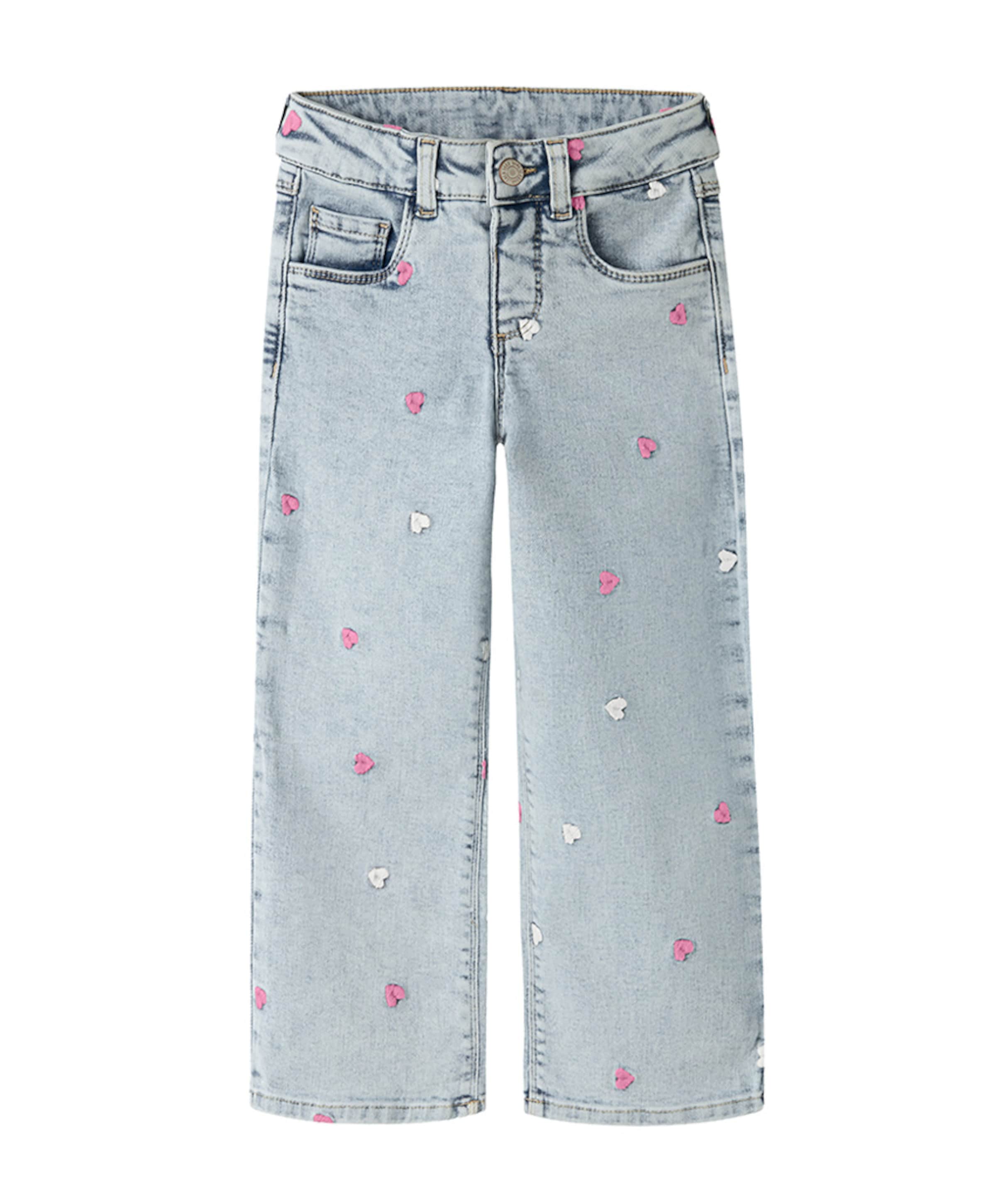 NMFROSE WIDE EMB 2633-FR NOOS meisjes jeans blauw