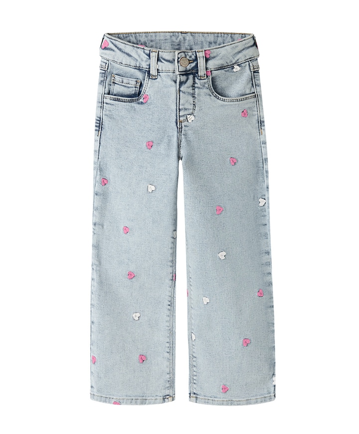 NMFROSE WIDE EMB 2633-FR NOOS meisjes jeans blauw