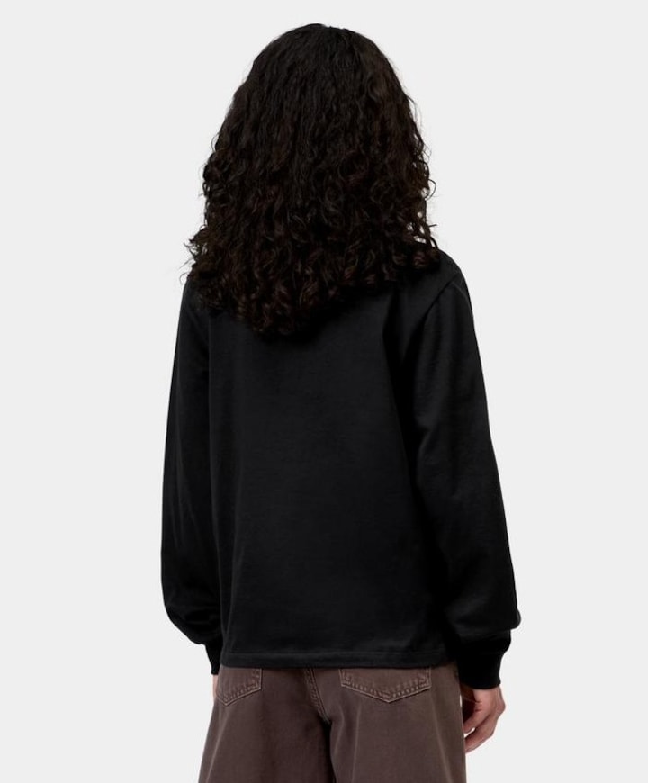 Dames longsleeve zwart