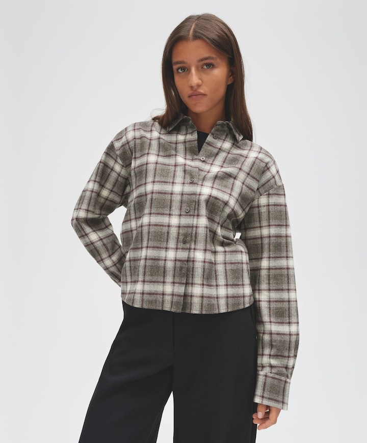 Dames blouse bruin