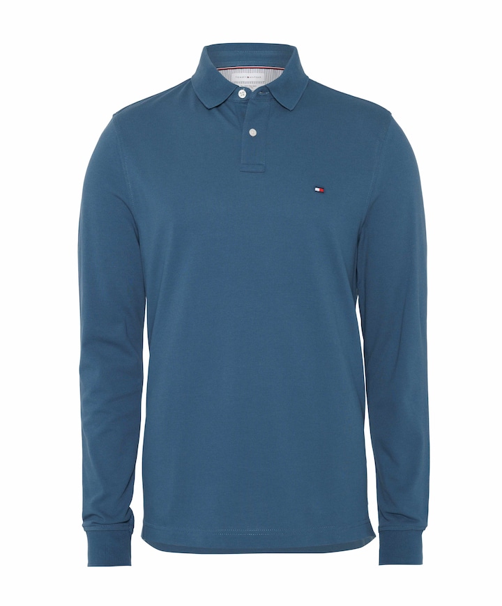 Heren polo blauw